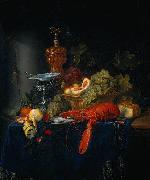 Still Life with a Golden Goblet Pieter de Ring